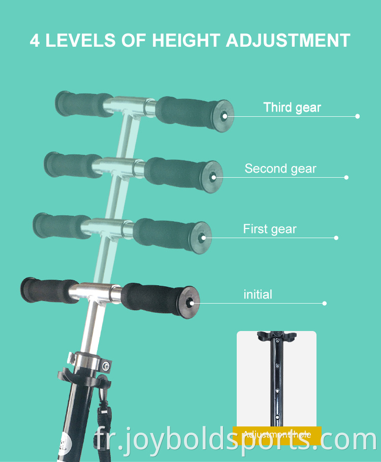 Trottinette adulte pliable à 2 roues en aluminium réglable la plus populaire